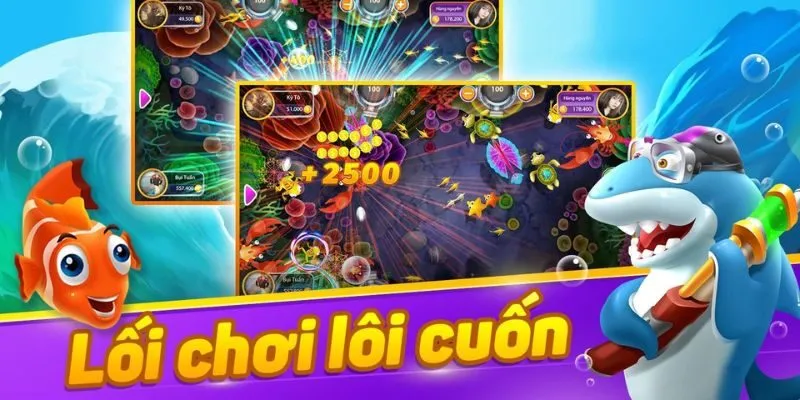 Bắn cá nổ hũ - game cược siêu hấp dẫn mọi lứa tuổi